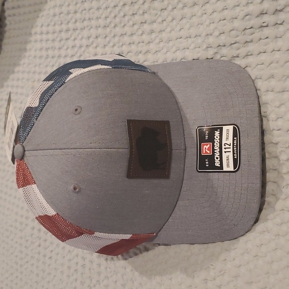 Richardson 112 Hat Americana Buffalo Mesh Cap - Picture 1 of 7